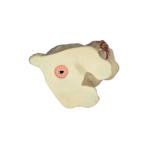 1957 Vintage Sun Rubber Co Brown Cocker Spaniel Puppy Dog Squeak Toy Figure 3" - Picture 4 of 4